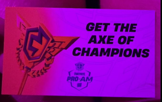 FNCS AXE OF CHAMPIONS 1.0 PICKACE
