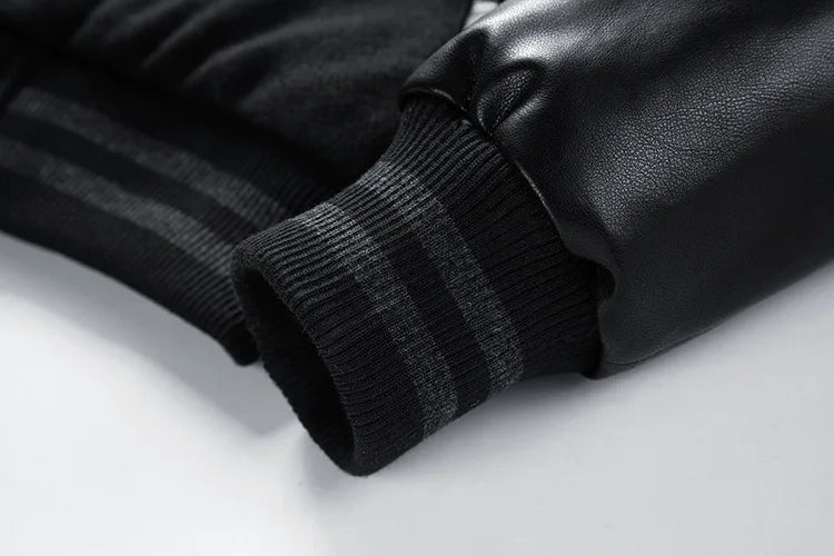 King Letter Patched Varsity Jacket